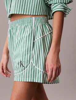 Calvin Klein Pyjama-Shorts aus Baumwoll-Popeline^Damen Nachtwäsche & Loungewear