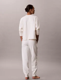 Calvin Klein Pyjama-Top aus Baumwolle mit Heritage-Logo^Damen Nachtwäsche & Loungewear