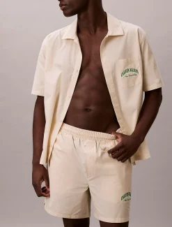 Calvin Klein Pyjama-Top aus Baumwolle mit Logo^Herren Nachtwäsche & LoungewearFrisch Eingetroffen