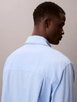 Calvin Klein Pyjama-Top aus Baumwoll-Popeline^Herren Nachtwäsche & LoungewearFrisch Eingetroffen