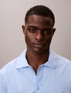 Calvin Klein Pyjama-Top aus Baumwoll-Popeline^Herren Nachtwäsche & LoungewearFrisch Eingetroffen