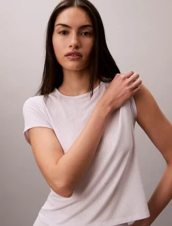 Calvin Klein Pyjama-Top aus weichem Modal^Damen Nachtwäsche & Loungewear