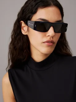 Calvin Klein Quadratische Sonnenbrille CK23537S^Damen Sonnenbrillen|Sonnenbrillen