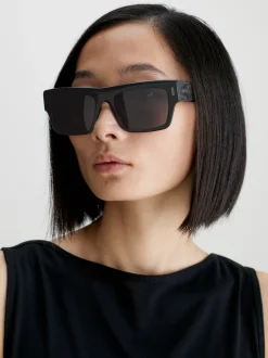 Calvin Klein Quadratische Sonnenbrille CK23504S^Damen Sonnenbrillen|Sonnenbrillen