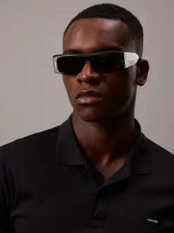 Calvin Klein Quadratische Sonnenbrille CK23537S^Damen Sonnenbrillen|Sonnenbrillen