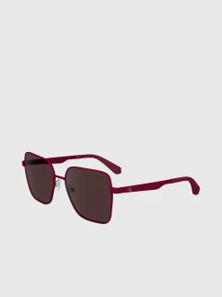 Calvin Klein Quadratische Sonnenbrille CKJ24201S^Damen Sonnenbrillen