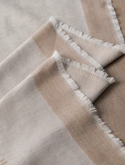 Calvin Klein Quadratischer Chambray-Logo-Schal^Damen Schals & Handschuhe