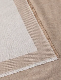 Calvin Klein Quadratischer Chambray-Logo-Schal^Damen Schals & Handschuhe