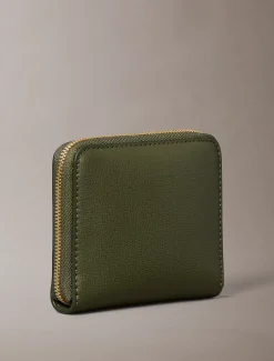 Calvin Klein Quadratisches Portemonnaie mit Reißverschluss und Folien-Logo^Damen Geldbörsen & Etuis