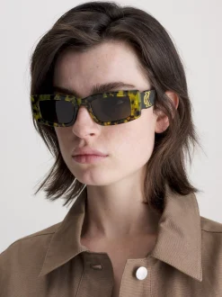 Calvin Klein Rechteckige Sonnenbrille CKJ23609S^Damen Sonnenbrillen|Sonnenbrillen