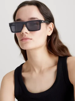Calvin Klein Rechteckige Sonnenbrille CKJ23657S^Damen Sonnenbrillen|Sonnenbrillen