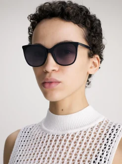 Calvin Klein Rechteckige Sonnenbrille CK23500S^Damen Sonnenbrillen