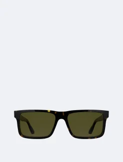 Calvin Klein Rechteckige Sonnenbrille CK25535S^Herren Sonnenbrillen