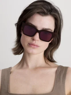 Calvin Klein Rechteckige Sonnenbrille CKJ23601S^Damen Sonnenbrillen|Sonnenbrillen
