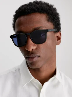 Calvin Klein Rechteckige Sonnenbrille CK23505S^Herren Sonnenbrillen