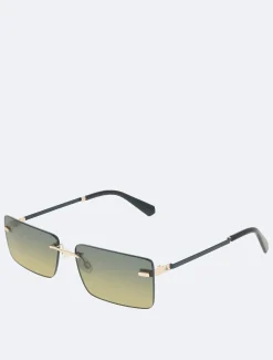 Calvin Klein Rechteckige Sonnenbrille CKJ25206S^Herren Sonnenbrillen