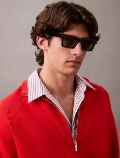 Calvin Klein Rechteckige Sonnenbrille CK25503S^Damen Sonnenbrillen|Sonnenbrillen