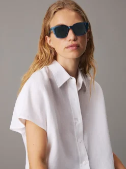 Calvin Klein Rechteckige Sonnenbrille CK24506S^Damen Sonnenbrillen|Sonnenbrillen