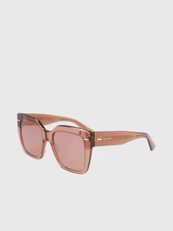 Calvin Klein Rechteckige Sonnenbrille CK23508S^Damen Sonnenbrillen