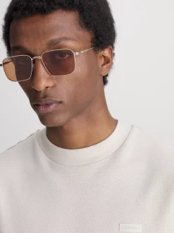 Calvin Klein Rechteckige Sonnenbrille CK23101S^Herren Sonnenbrillen