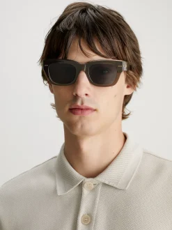 Calvin Klein Rechteckige Sonnenbrille CK23509S^Herren Sonnenbrillen