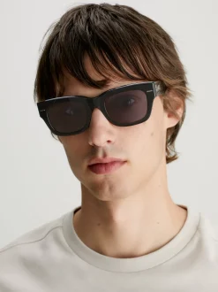 Calvin Klein Rechteckige Sonnenbrille CK23509S^Herren Sonnenbrillen