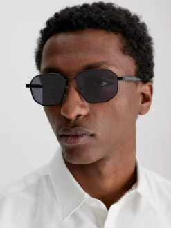 Calvin Klein Rechteckige Sonnenbrille CK23102S^Herren Sonnenbrillen