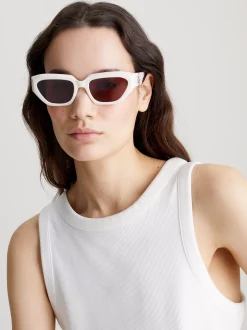Calvin Klein Rechteckige Sonnenbrille CKJ23652S^Damen Sonnenbrillen|Sonnenbrillen