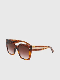 Calvin Klein Rechteckige Sonnenbrille CK23508S^Damen Sonnenbrillen