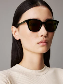 Calvin Klein Rechteckige Sonnenbrille CK24506S^Damen Sonnenbrillen|BademodeFrisch Eingetroffen