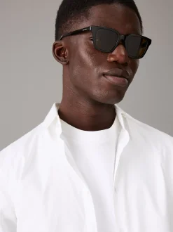 Calvin Klein Rechteckige Sonnenbrille CK24506S^Damen Sonnenbrillen|BademodeFrisch Eingetroffen