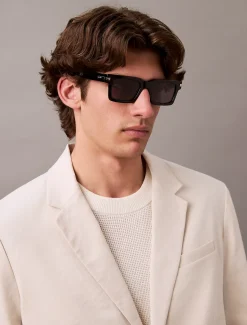 Calvin Klein Rechteckige Sonnenbrille CK25503S^Damen Sonnenbrillen|BademodeFrisch Eingetroffen