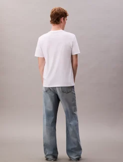 Calvin Klein Regenbogen-Logo-T-Shirt - Pride^Herren T-shirts