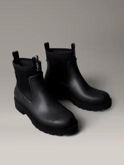 Calvin Klein Regenstiefel mit Absatz und flexibler Profilsohle^Herren Boots