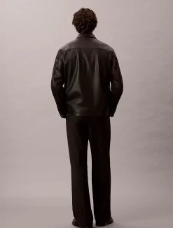 Calvin Klein Reise-Hose mit weitem Bein aus Wollgemisch^Herren Hosen & Shorts|Anzüge