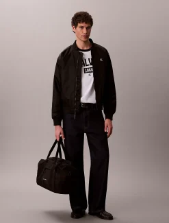 Calvin Klein Reisetasche aus Nylon mit klassischem Logo^Herren Taschen