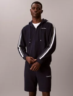 Calvin Klein Reißverschluss-Hoodie aus French-Terry-Baumwoll-Mix^Herren Jacken & Pullovers|Hoodies & Sweatshirts