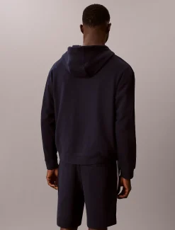 Calvin Klein Reißverschluss-Hoodie aus French-Terry-Baumwoll-Mix^Herren Jacken & Pullovers|Hoodies & Sweatshirts