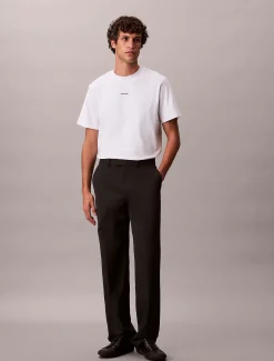 Calvin Klein Relaxed Baumwoll-Piqué-T-Shirt^Herren T-shirts