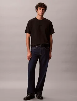 Calvin Klein Relaxed Baumwoll-Piqué-T-Shirt^Herren T-shirts