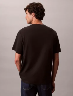 Calvin Klein Relaxed Baumwoll-Piqué-T-Shirt^Herren T-shirts