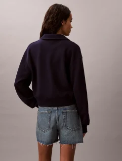 Calvin Klein Relaxed Polo-Sweatshirt^Damen Sweatshirts & Hoodies