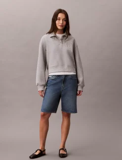 Calvin Klein Relaxed Polo-Sweatshirt^Damen Sweatshirts & Hoodies