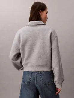 Calvin Klein Relaxed Polo-Sweatshirt^Damen Sweatshirts & Hoodies