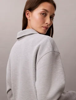 Calvin Klein Relaxed Polo-Sweatshirt^Damen Sweatshirts & Hoodies
