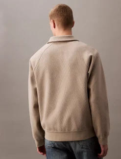 Calvin Klein Relaxed Polo-Sweatshirt mit Reißverschluss^Herren Hoodies & Sweatshirts