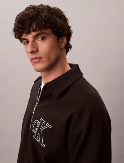 Calvin Klein Relaxed Polo-Sweatshirt mit Reißverschluss^Herren Hoodies & Sweatshirts