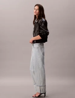 Calvin Klein Relaxed 90's Cropped Jeans^Damen High Rise Skinny|Relaxed Boot