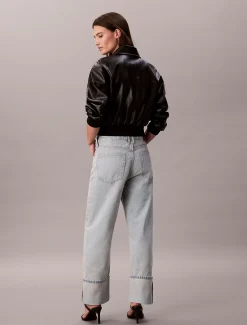 Calvin Klein Relaxed 90's Cropped Jeans^Damen High Rise Skinny|Relaxed Boot