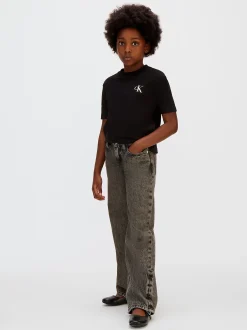 Calvin Klein Relaxed Wide Leg Jeans^Kinder Hosen & Shorts|Kleidung